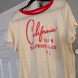 california cream tee